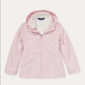 RALPH LAUREN 3 in 1 Nylon Little Girls Jacket